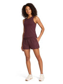 REEBOK WOMEN'S SPRINTER ZIP RUNNING 3” SHORT SIZE: WOMEN L - FUDGE - Brand New