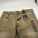 BLU ROCK MEN'S CASUAL FLEX STRETCH SLIM STRAIGHT JEANS - SIZE: MEN 36X31 - GRAY - Brand New