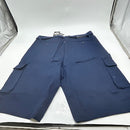 RUGGED TRAIL BELTED CARGO SHORTS - SIZE: MEN 34 - NAVY - Brand New