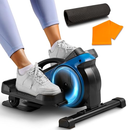 LIFEPRO UNDER DESK ELLIPTICAL EXERCISE MACHINE – SENIORS - BLUE - Scratch & Dent