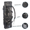 GENERICS GUN BAGS DOUBLE GUN CASE TACTICAL RIFLE BAG MAGAZINE POUCH 38" -CAMO - Like New