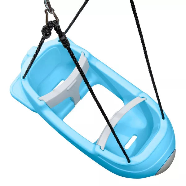 STEP2 SIGNATURE ROCKET SWING FOR TWO - BLUE - Like New