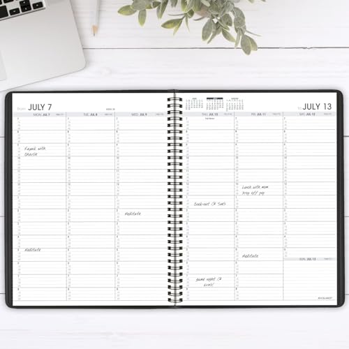 AT-A-GLANCE PLANNER 2025-2026 ACADEMIC WEEKLY APPOINTMENT BOOK - BLACK - Like New