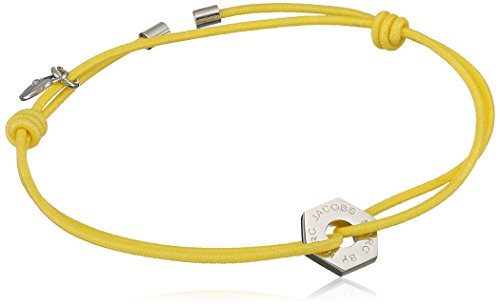 MARC JACOBS SAFETY YELLOW BOLT FRIENDSHIP STRETCH BRACELET 3.0'' - Brand New