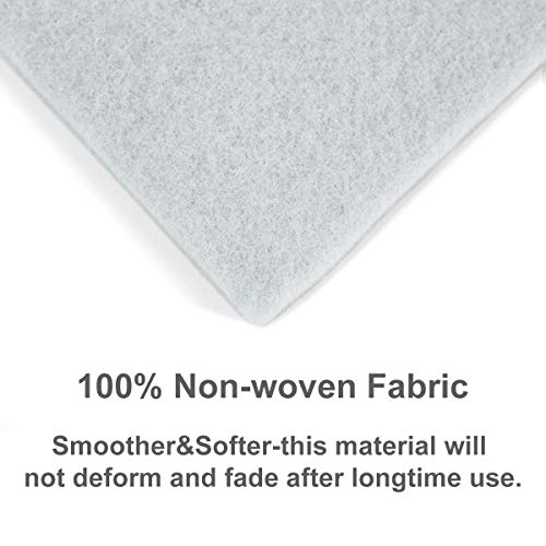 DUWEE DELUX IRONING BOARD PADDING, EXTRA DENSE FELT MATERIAL, 54" X 18" - WHITE - Brand New