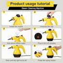 Handheld Steam Cleaner for Home Powerful Pressurized Steam Cleaner Steamer - Like New