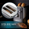 CALPHALON 2-SLICE TOASTER, PRECISION CONTROL 6 SHADE SETTINGS, STAINLESS STEEL Like New