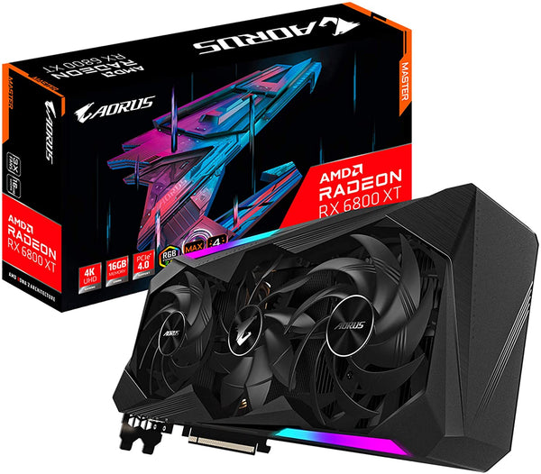 AORUS Radeon RX 6800 XT Master 16G Graphics Card GV-R68XTAORUS - Scratch & Dent