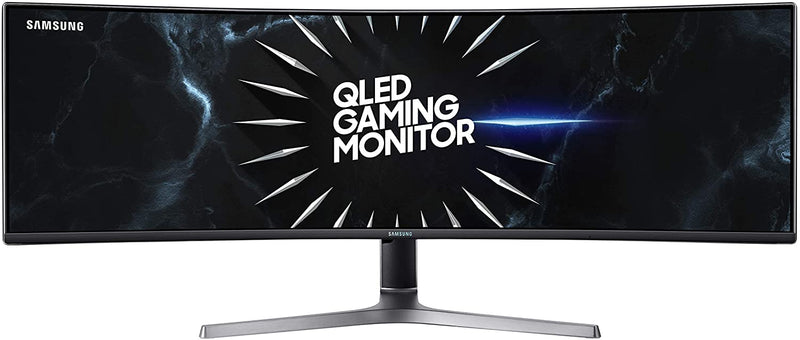 For Parts: SAMSUNG 49" DUAL QHD (5120x1440) CURVED GAMING MONITOR DEFECTIVE SCREEN/LCD