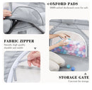 HEYO.JA BABY PLAYPEN FOLDABLE PLAY YARD BABIES TODDLERS GATE 59X71 - GRAY - Like New
