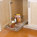 Smart Design Pull-Out Cabinet Organizer Single Level Chrome Small - 8434290 - Brand New