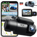DASH CAM CAMERA FOR CARS DASHCAM 4K 2160P+1440P+1080P DASH CAM M700A - BLACK - Like New