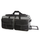 Pacific Coast Unisex 30' Large Rolling Duffel Bag, Black,One Size - Brand New