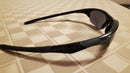 OAKLEY HALF JACKET WRAP SUNGLASSES BLACK FRAMES BLACK LENSES, 60MM - BLACK - Like New