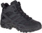 MERRELL MEN'S MOAB 2 MID WP MILITARY AND TACTICAL BOOTS - SIZE: MEN 10 - BLACK - Like New