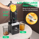 ORMEO QUIET COLD PRESS JUICER - SILVER/BLACK - Like New