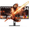 INNOCN 34" ULTRAWIDE WQHD 3440 HZ PC GAMING MONITOR BUILT-IN - Scratch & Dent