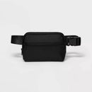 ALL IN MOTION BELT FANNY PACK WATER-RESISTANT, ADJUSTABLE STRAP 8X5.5 - BLACK - Brand New
