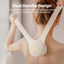 XIYU Electric Body Brush Back Scrubber Shower Waterproof Long Dual Handle - Pink - Like New