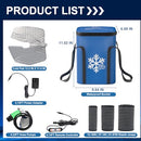 TREWF ICE MACHINE FOR KNEE AFTER SURGERY,19QT, QUIET COLD THERAPY MACHINE - BLUE - Like New