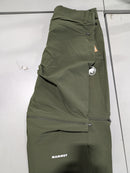MAMMUT WOMEN'S HIKING PANTS - SIZE: WOMEN 10 (AU/UK W14) (EU W40) - DARK MARSH - Brand New