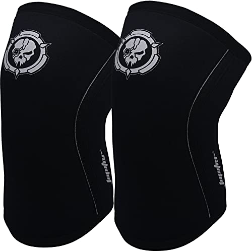 JUPITER KNEE SLEEVES (1 PAIR) 7MM COMPRESSION KNEE BRACES SIZE XL - BLACK - Like New