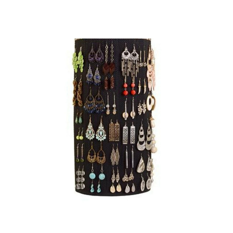 DONNA WALSH EARRING ORGANIZER TOWER - BLACK - Like New