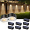 Upgraded Solar Fence Lights Outdoor 8 Pack with Spot Lensed Bright Fence Lights - Like New