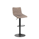 HERA'S PALACE Adjustable Bar Swivel Stools Set of 2 Modern Chairs - Grey - Brand New