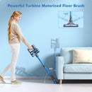 Lubluelu Cordless Vacuum Cleaner, 15KPa Powerful Suction - BLUE/GRAY - Like New