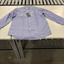 CLASSIC COLLECTION LONG SLEEVE COLLAR SHIRT - SIZE: MEN S - BLUE - Brand New