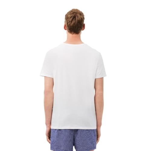 Lacoste Men's 100% Cotton Regular Fit Crew Neck Undershirt 3 PackMULTI3XL - Brand New