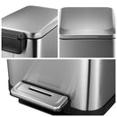 GARVEE GARBAGE CAN 13 GALLON TALL KITCHEN HANDS-FREE TRASH CAN - STAINLESS STEEL - Like New