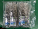 MyGlee Metal Double Roller Glide Shower Curtain Ring B0C6YCDX6B - Black - Brand New