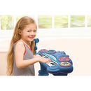 LEXIBOOK STITCH ELECTRONIC KEYBOARD WITH SEAT AND MICROPHONE CABLE, BLUE - BLUE - Like New