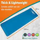 MAXIMO FITNESS EXERCISE MAT - 183 CM X 60 CM EXTRA THICK - BLUE - Like New