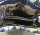 VINCE CAMUTO LEATHER GROUP TANIA TOTE - DARK JEAN TIE DYE - Like New