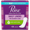 POISE DAILY INCONTINENCE PANTY LINERS, VERY LIGHT ABSORBENCY, LONG, 44 COUNT - Brand New