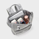 ALL IN MOTION FAUX NEOPRENE TOTE BACKPACK - HEATHERED GRAY - Like New