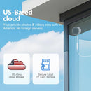 ZKCAI WINDOW CAMERA 2K 2.4G WIFI INDOOR CAMERAS T-CP11W1 - WHITE/BLACK - Like New