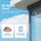 ZKCAI WINDOW CAMERA 2K 2.4G WIFI INDOOR CAMERAS T-CP11W1 - WHITE/BLACK - Like New