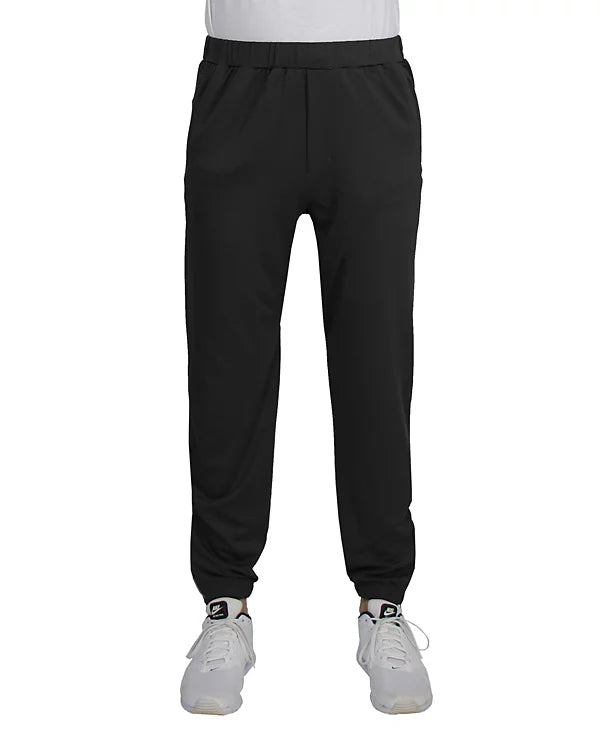 BLUE ICE MEN'S MOISTURE WICKING PERFORMANCE JOGGERS - SIZE: MEN L - BLACK - Brand New