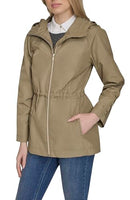 354SP771 COLE HAAN WOMEN'S TRAVEL PACKABLE RAIN JACKET SIZE XL - SAGE - Brand New