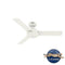 HUNTER FAN COMPANY 51848 PRESTO CEILING FAN - MATTE WHITE - Like New