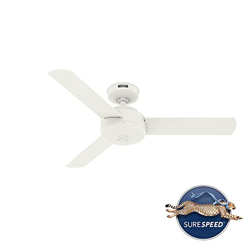 HUNTER FAN COMPANY 51848 PRESTO CEILING FAN - MATTE WHITE - Like New