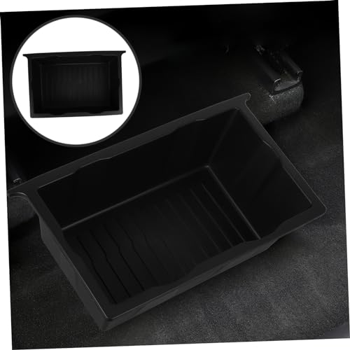 SOLUSTRE Y UNDER SEAT MULTI-FUNCTIONAL STORAGE TRAY FOR CAR SEAT TPE - BLACK - Like New