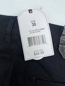 START FLEX COMFORT FOUR WAY STRETCH FABRIC SHORT - SIZE: MEN 30 - BLACK - Brand New