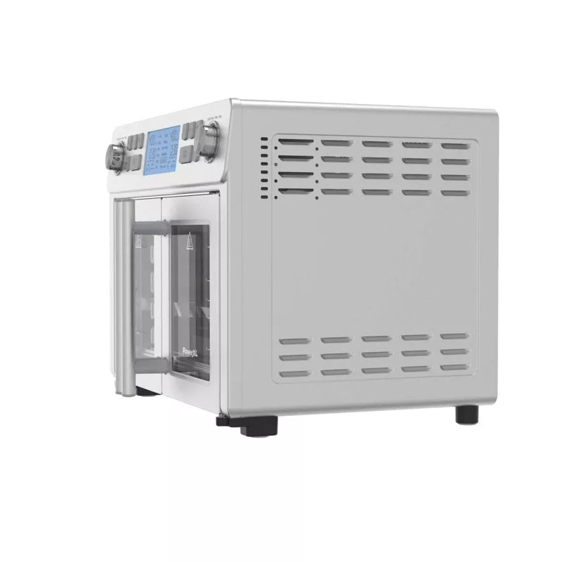 POWERXL SMARTSYNX 1750W DUPLEX FRENCH DOOR TOASTER OVEN,AIR FRYER, 25L - Like New