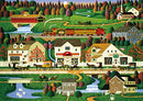 BUFFALO GAMES CHARLES WYSOCKI AMERICANA COLLECTION YANKEE WINK HOLLOW PUZZLE 500 - Like New