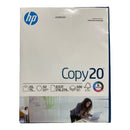 HP COPY20 PRINTER PAPER, 20LB, 8.5X11, 92 BRIGHT, 500 SHEETS - Brand New